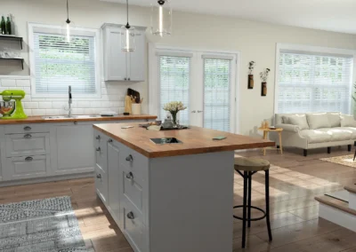 Wood Blinds Kitchen (1)